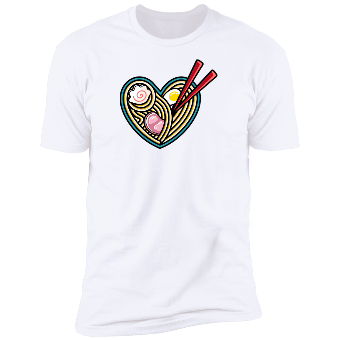 T-Shirts White / S Love Ramen Men's Premium T-Shirt