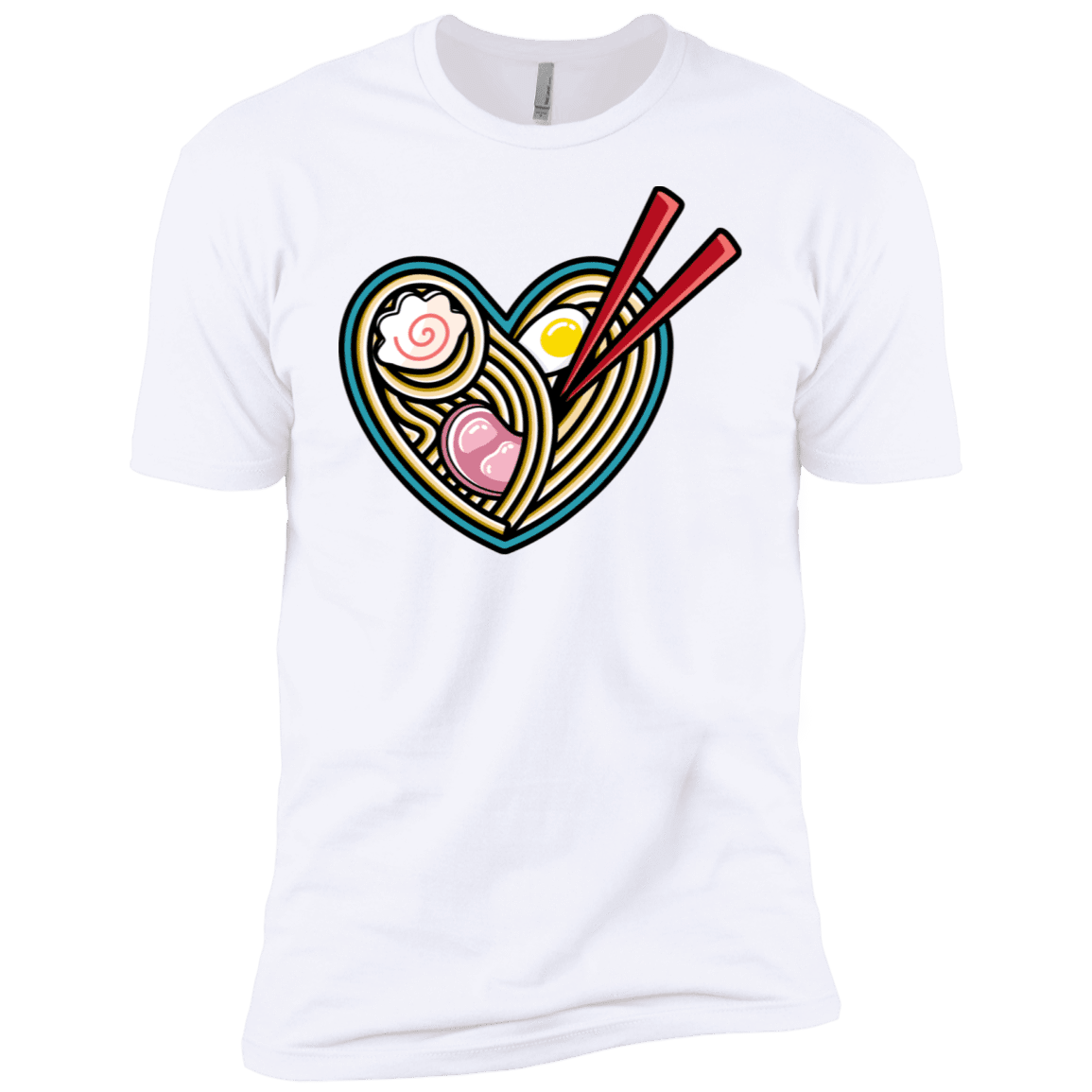 T-Shirts White / X-Small Love Ramen Men's Premium T-Shirt