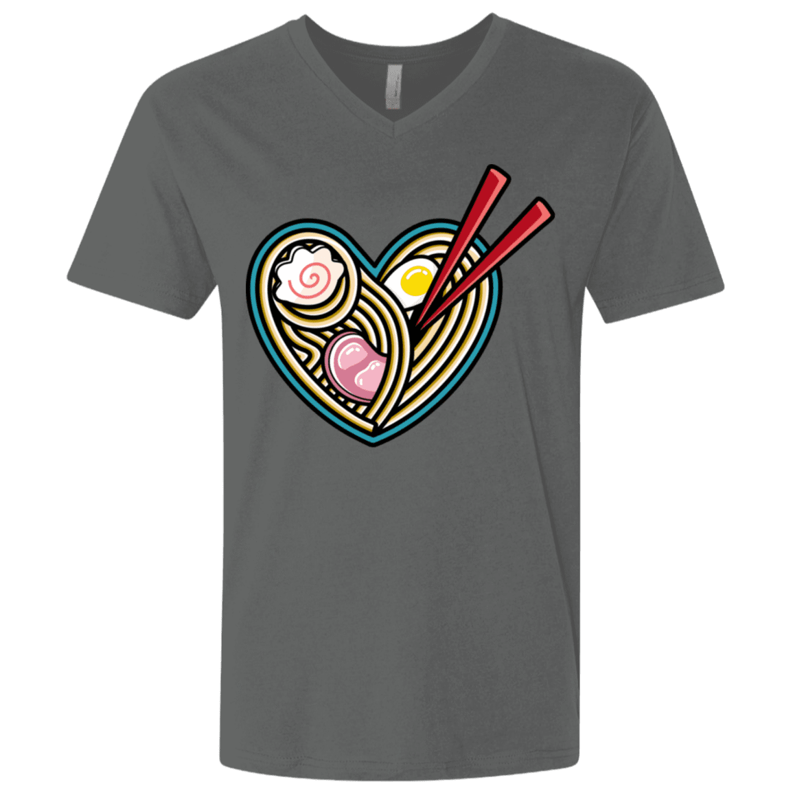 T-Shirts Heavy Metal / X-Small Love Ramen Men's Premium V-Neck