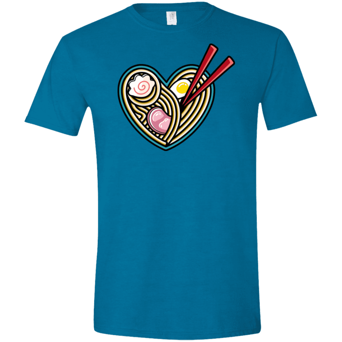 T-Shirts Antique Sapphire / S Love Ramen Men's Semi-Fitted Softstyle