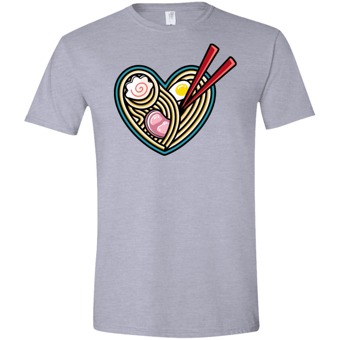 T-Shirts Sport Grey / X-Small Love Ramen Men's Semi-Fitted Softstyle