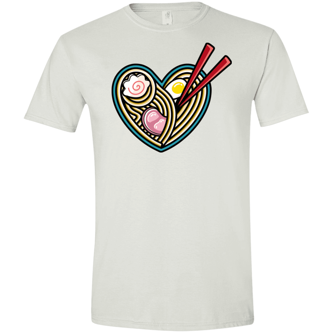 T-Shirts White / X-Small Love Ramen Men's Semi-Fitted Softstyle
