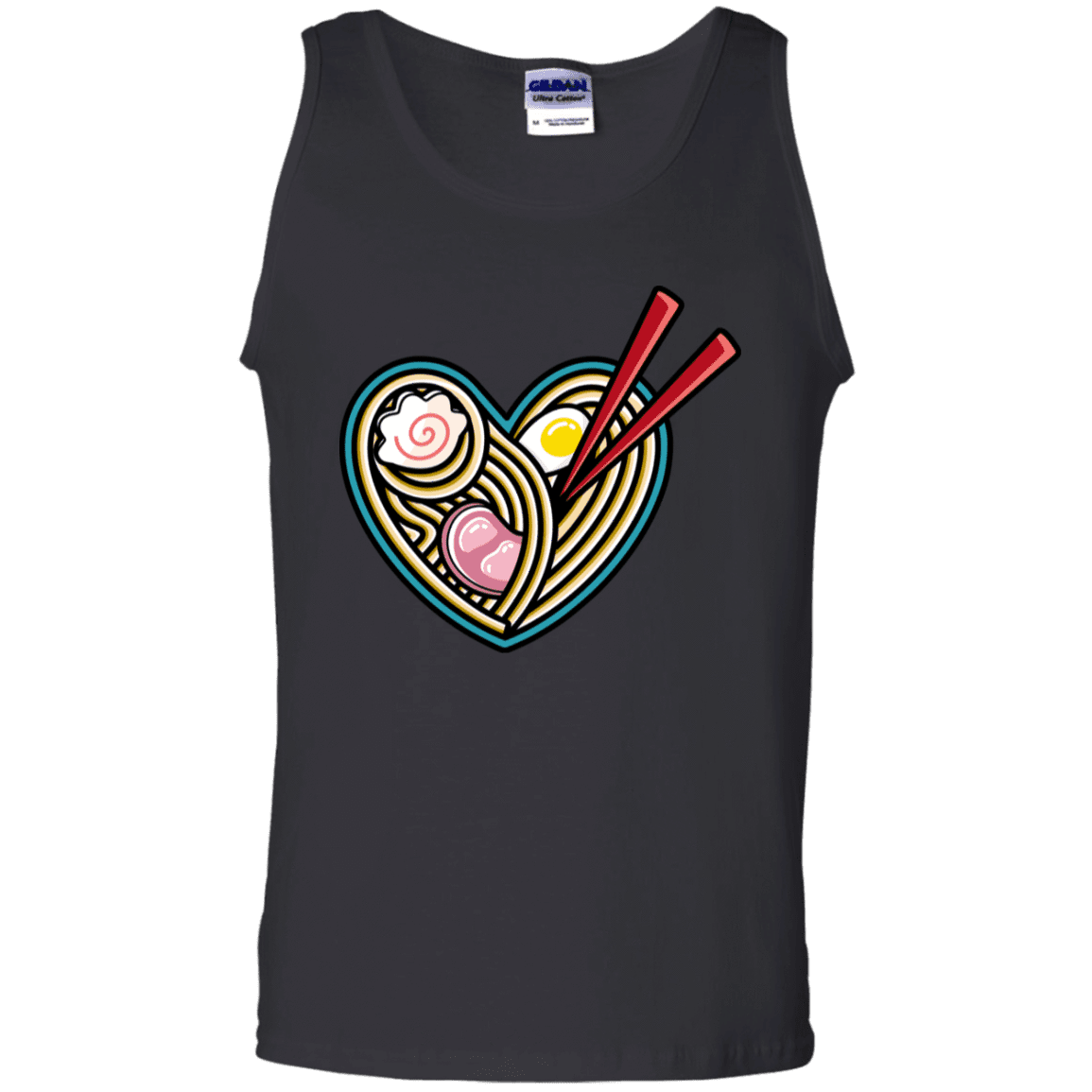 T-Shirts Black / S Love Ramen Men's Tank Top
