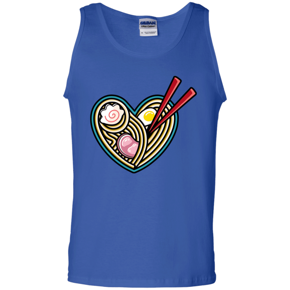 T-Shirts Royal / S Love Ramen Men's Tank Top