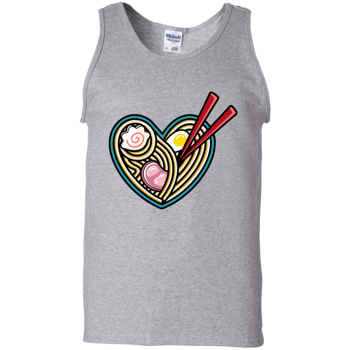 T-Shirts Sport Grey / S Love Ramen Men's Tank Top