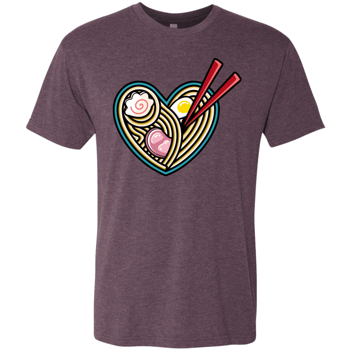 T-Shirts Vintage Purple / S Love Ramen Men's Triblend T-Shirt