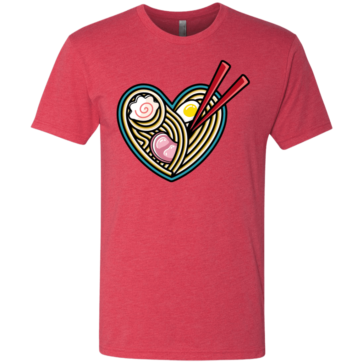 T-Shirts Vintage Red / S Love Ramen Men's Triblend T-Shirt
