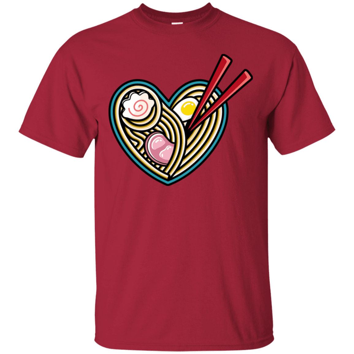T-Shirts Cardinal / S Love Ramen T-Shirt