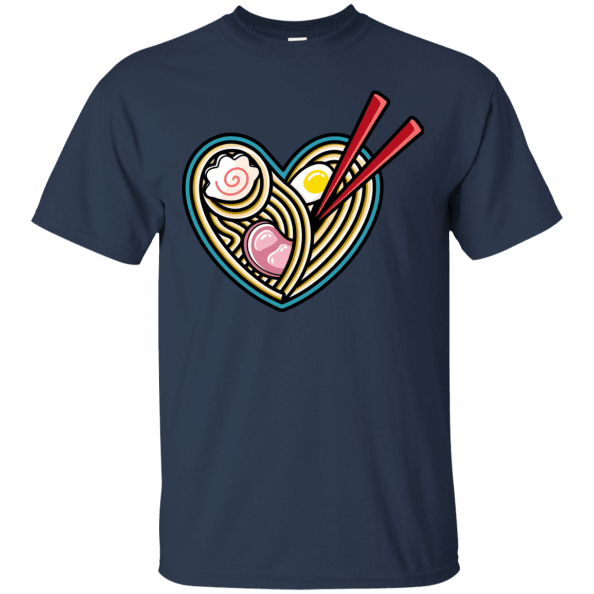 T-Shirts Navy / S Love Ramen T-Shirt