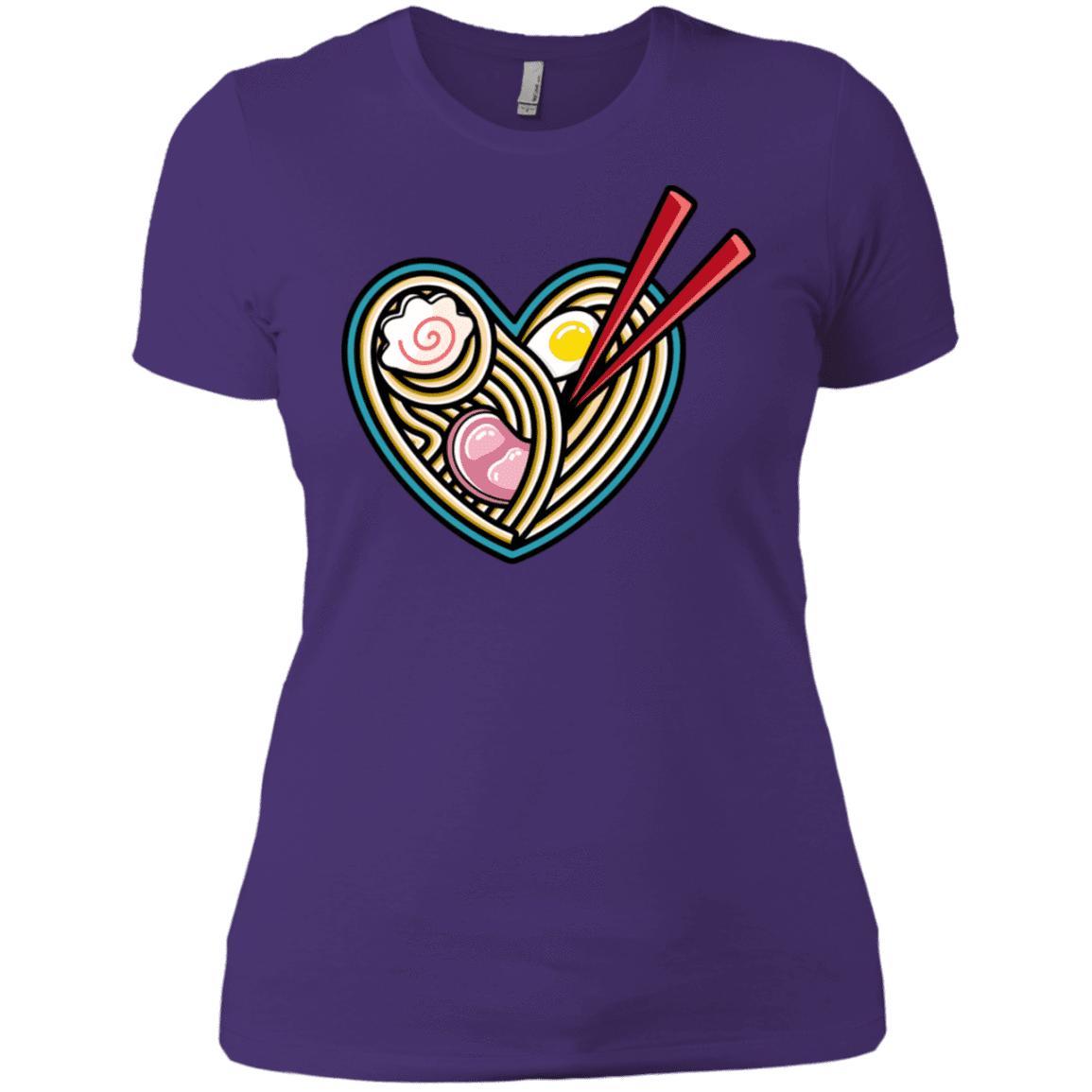 T-Shirts Purple Rush/ / X-Small Love Ramen Women's Premium T-Shirt