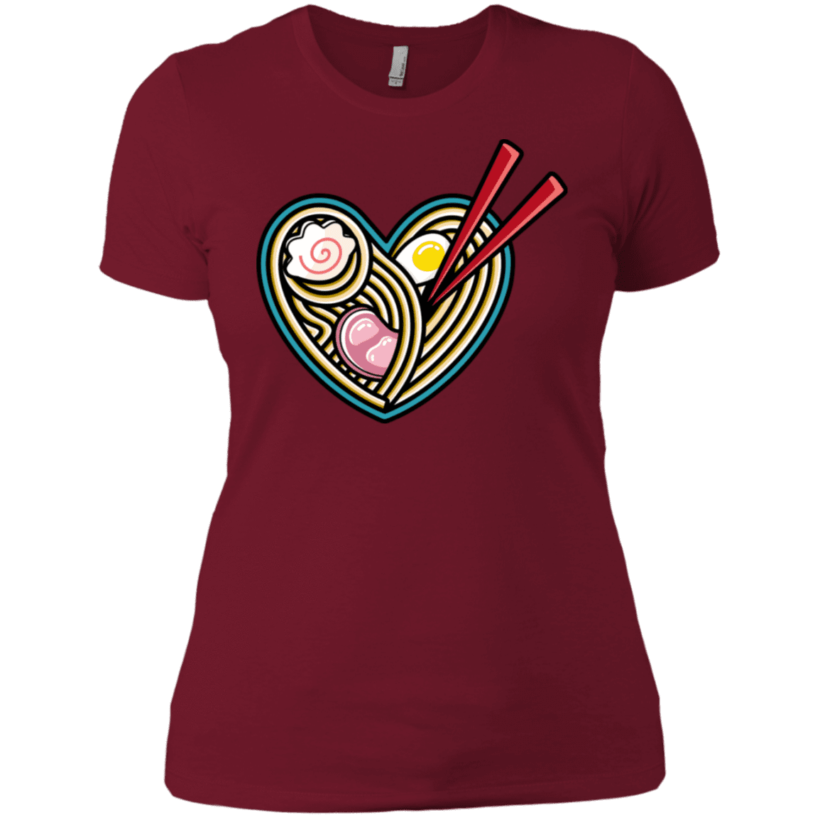 T-Shirts Scarlet / S Love Ramen Women's Premium T-Shirt