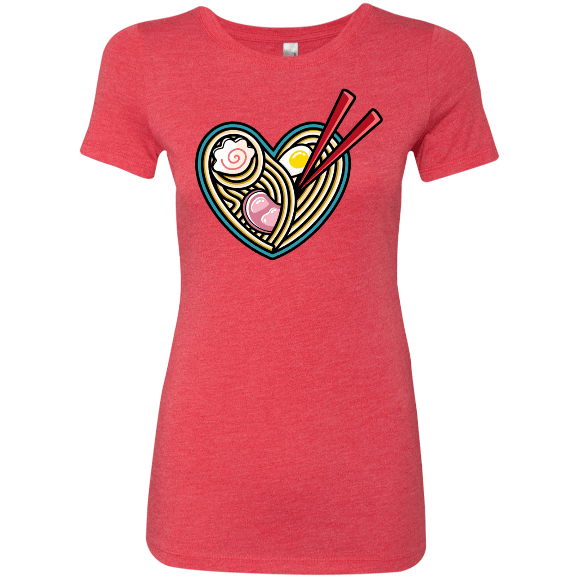 T-Shirts Vintage Red / S Love Ramen Women's Triblend T-Shirt
