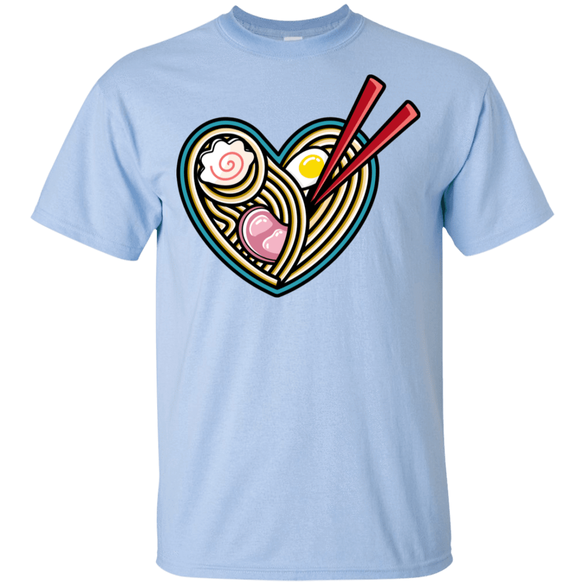 T-Shirts Light Blue / YXS Love Ramen Youth T-Shirt