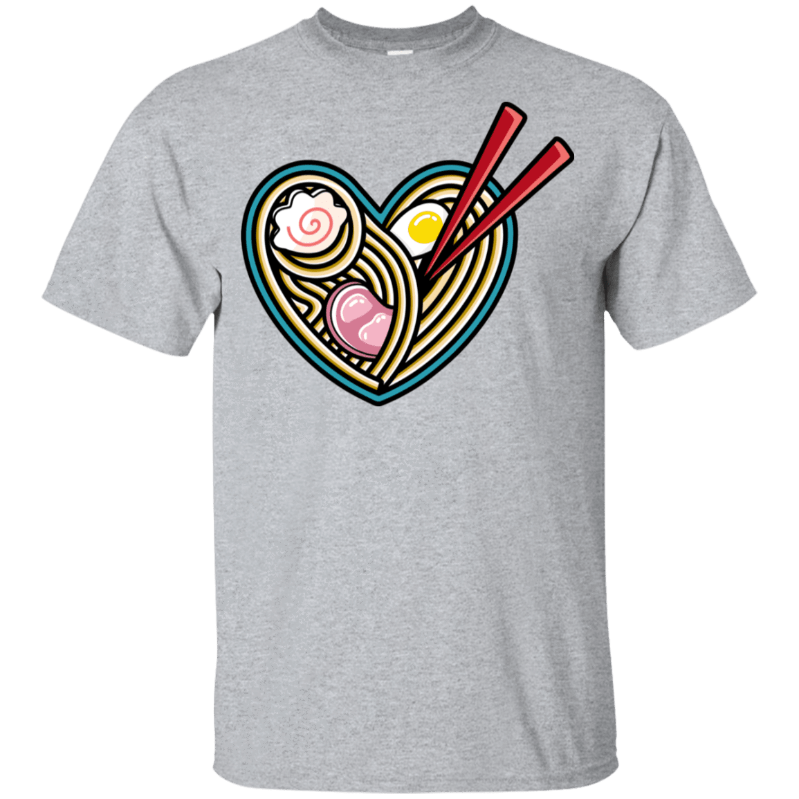 T-Shirts Sport Grey / YXS Love Ramen Youth T-Shirt