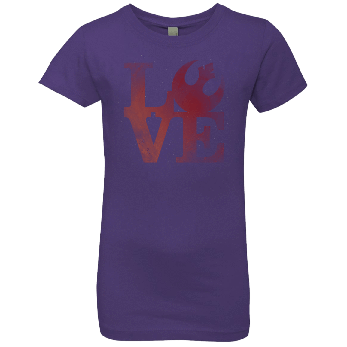 T-Shirts Purple Rush / YXS LOVE Rebel Girls Premium T-Shirt