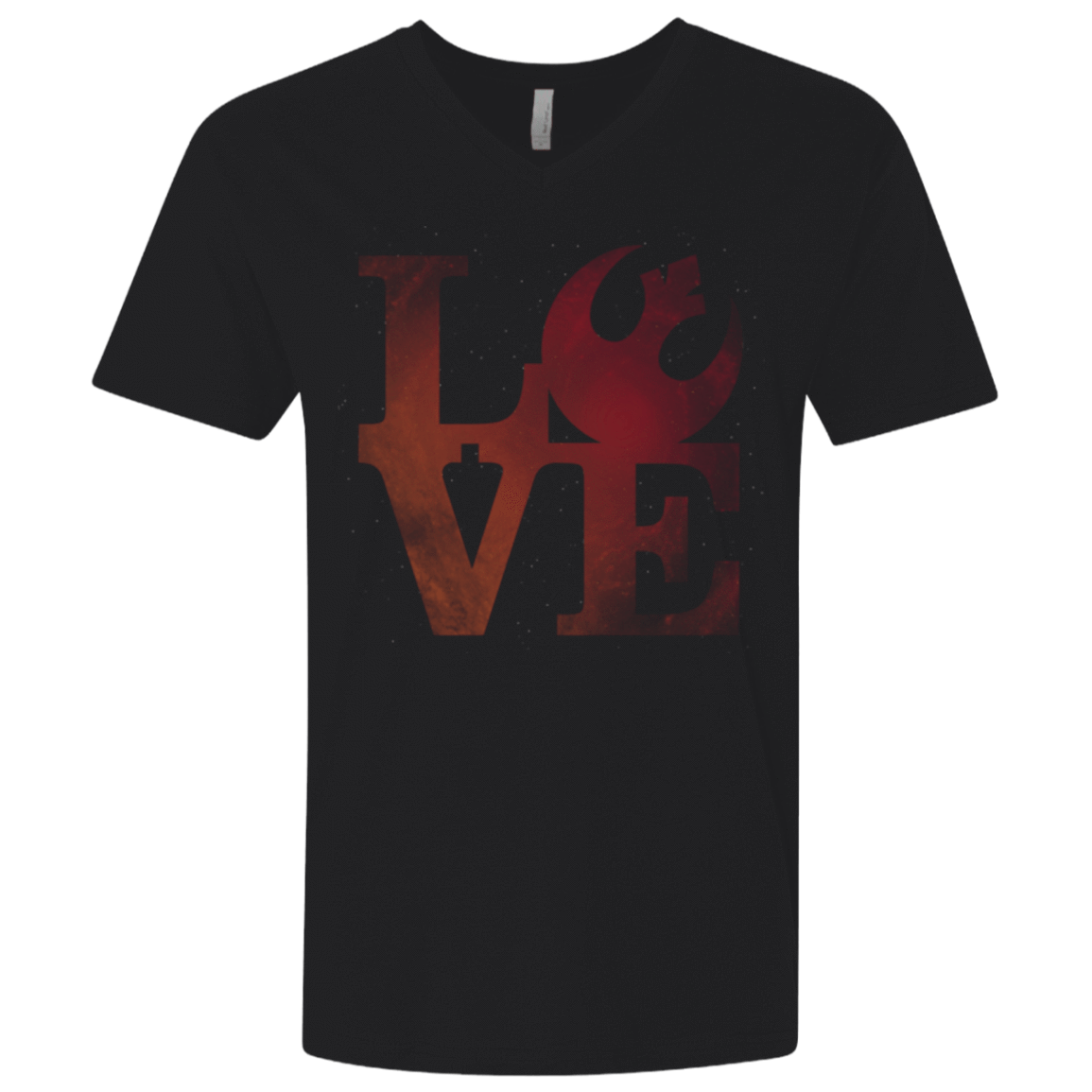 T-Shirts Black / X-Small LOVE Rebel Men's Premium V-Neck