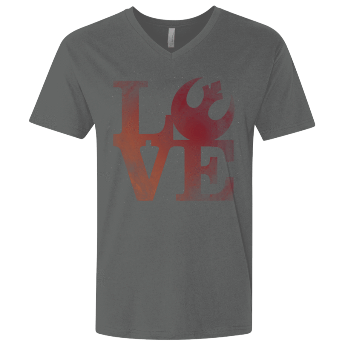 T-Shirts Heavy Metal / X-Small LOVE Rebel Men's Premium V-Neck