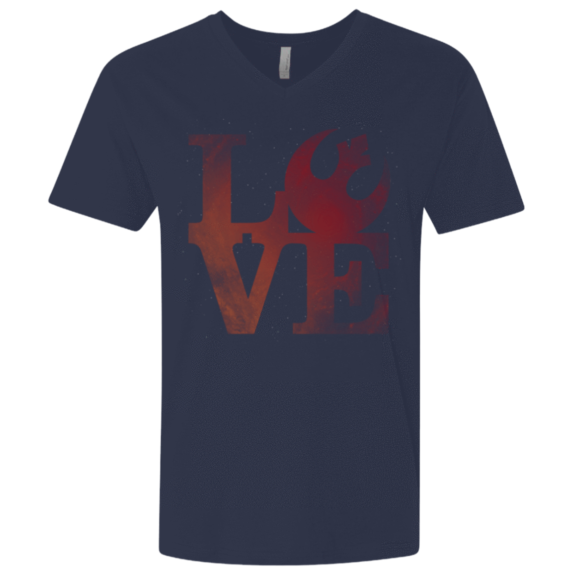 T-Shirts Midnight Navy / X-Small LOVE Rebel Men's Premium V-Neck