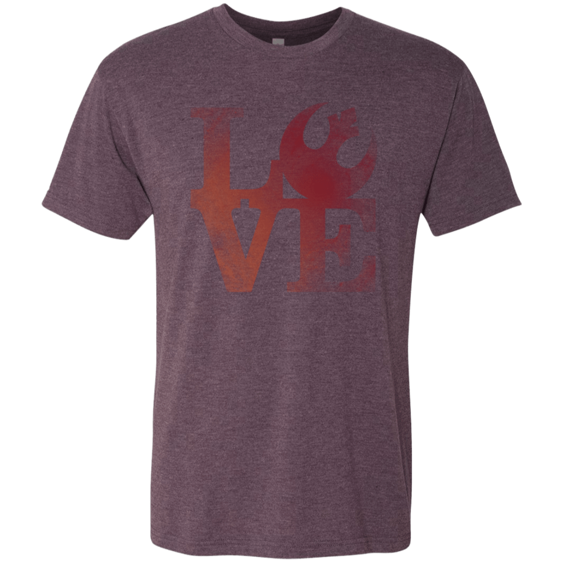T-Shirts Vintage Purple / Small LOVE Rebel Men's Triblend T-Shirt
