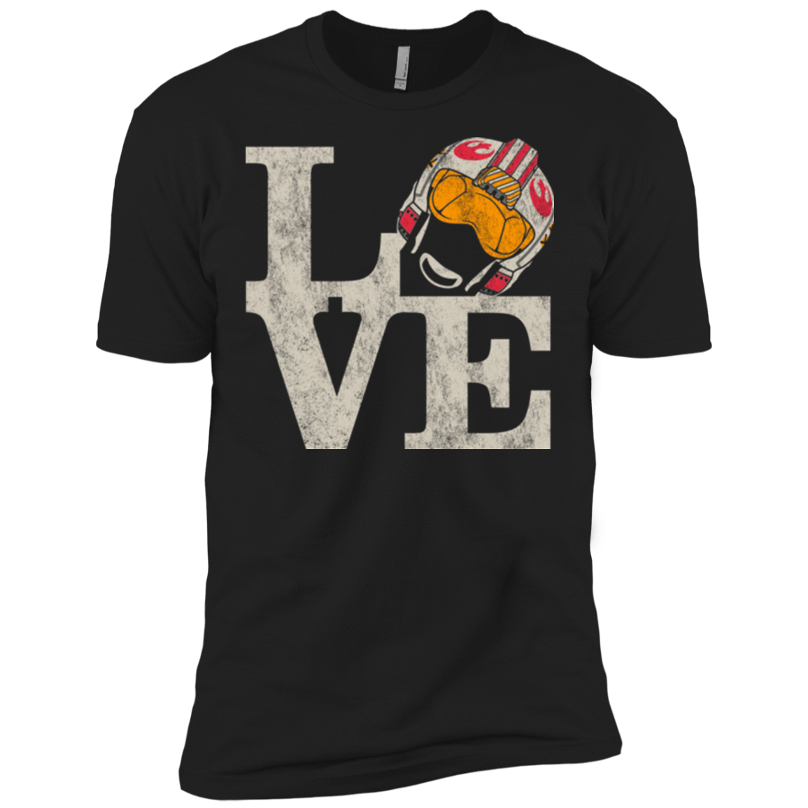 T-Shirts Black / X-Small LOVE Rebel Pilot Men's Premium T-Shirt