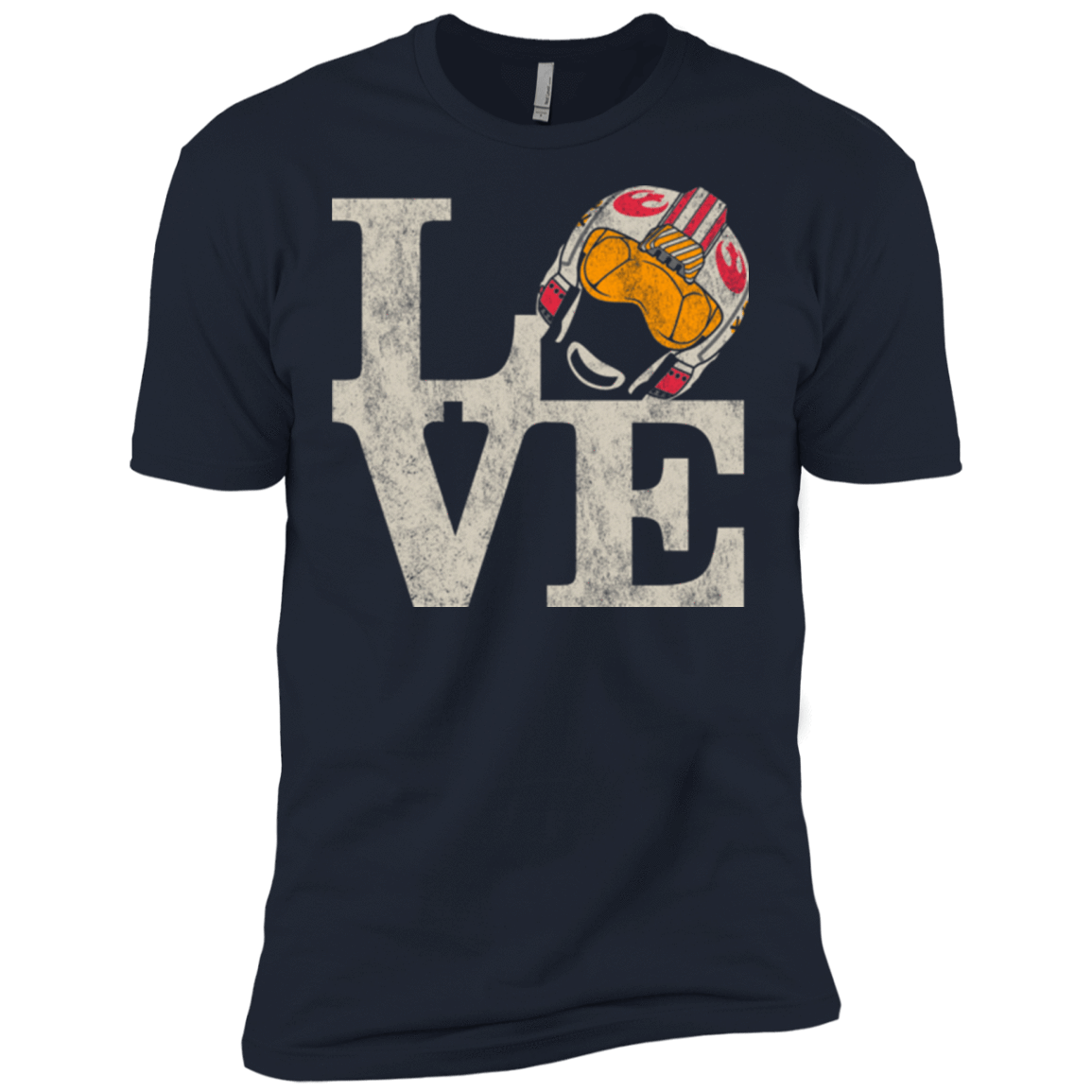 T-Shirts Midnight Navy / X-Small LOVE Rebel Pilot Men's Premium T-Shirt