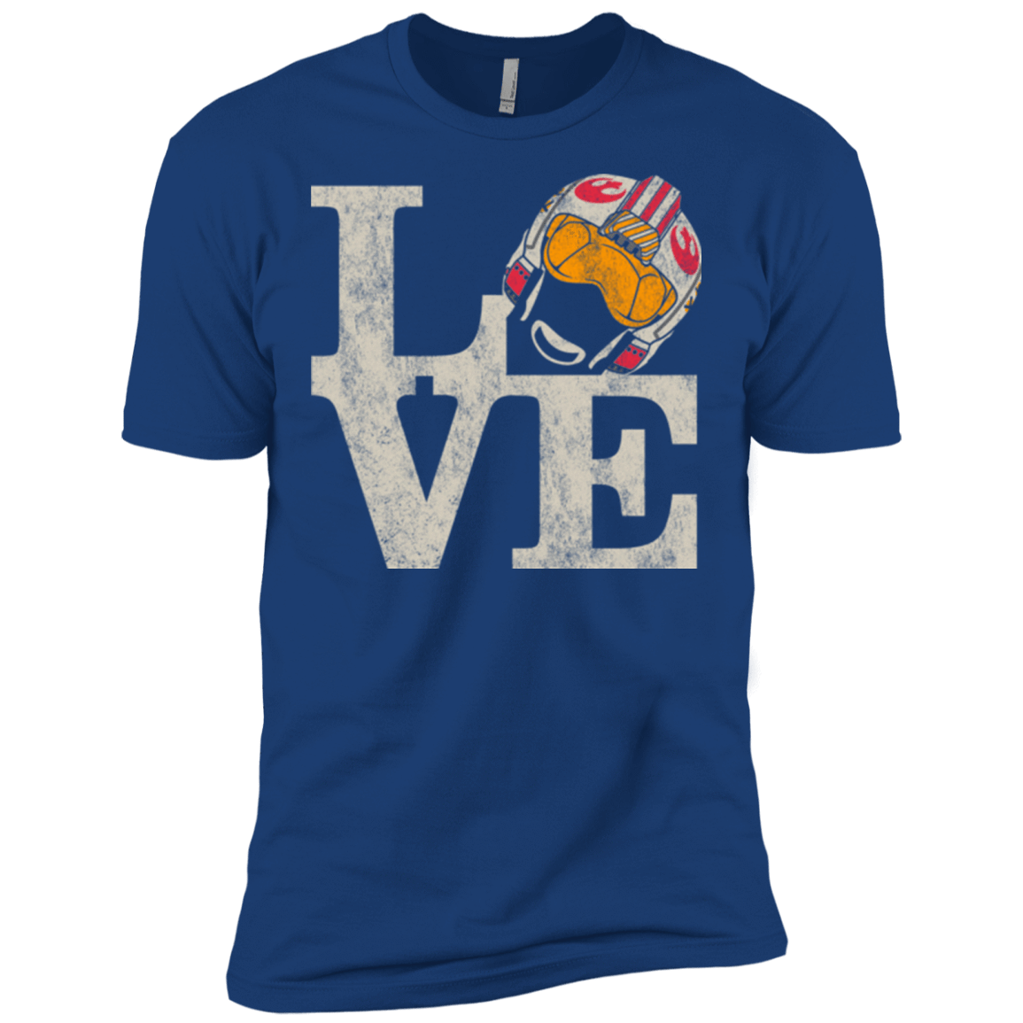 T-Shirts Royal / X-Small LOVE Rebel Pilot Men's Premium T-Shirt