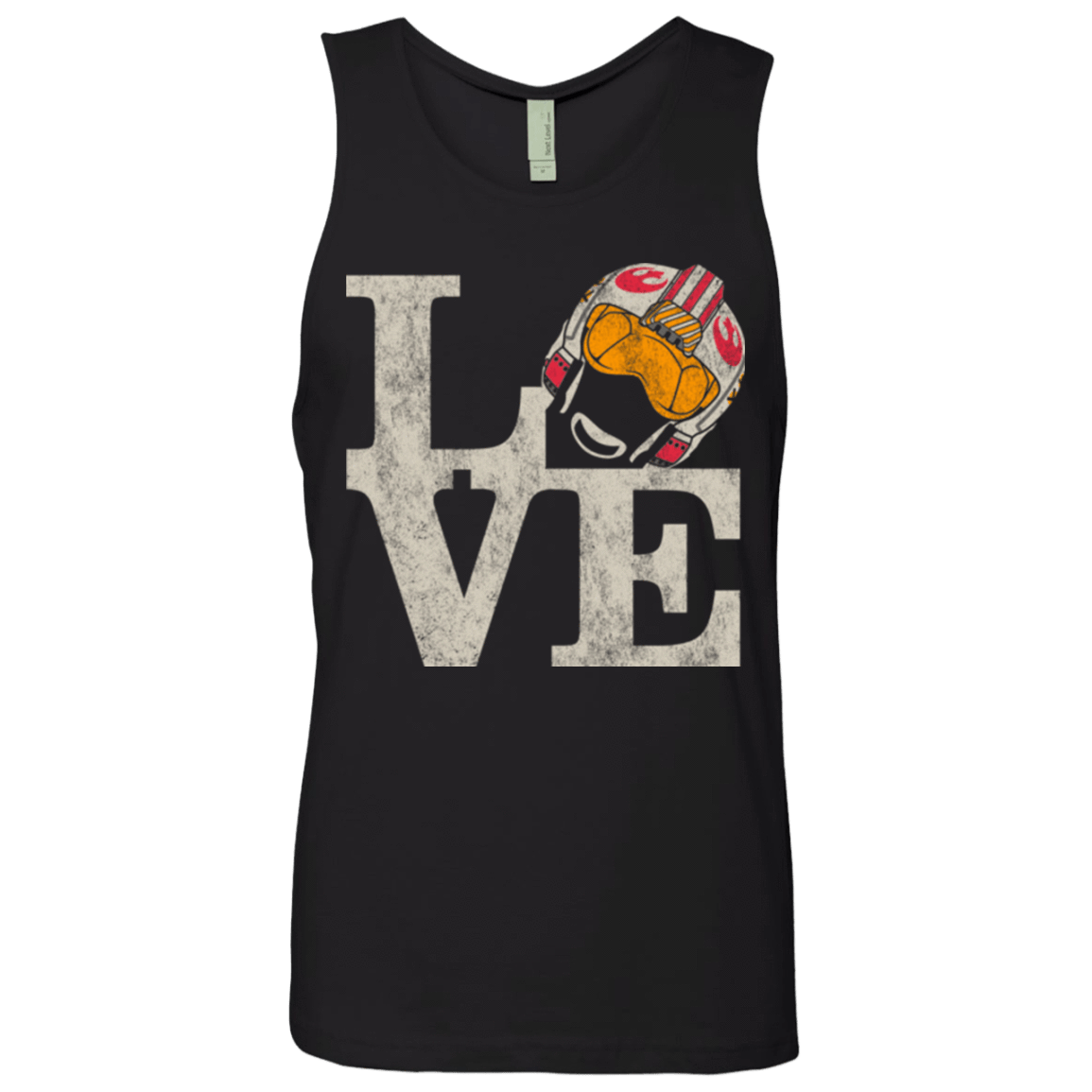 T-Shirts Black / Small LOVE Rebel Pilot Men's Premium Tank Top