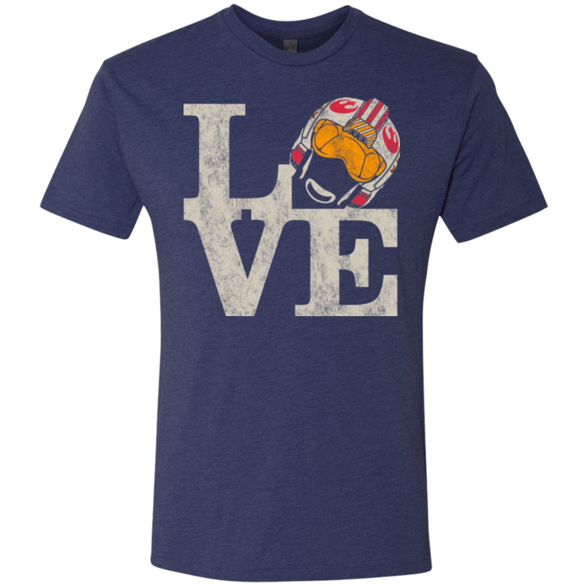 T-Shirts Vintage Navy / Small LOVE Rebel Pilot Men's Triblend T-Shirt