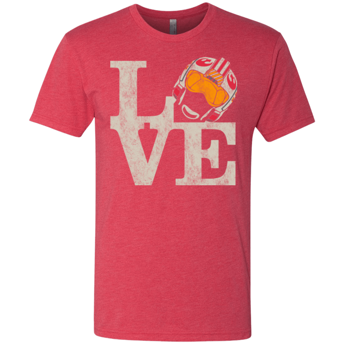 T-Shirts Vintage Red / Small LOVE Rebel Pilot Men's Triblend T-Shirt