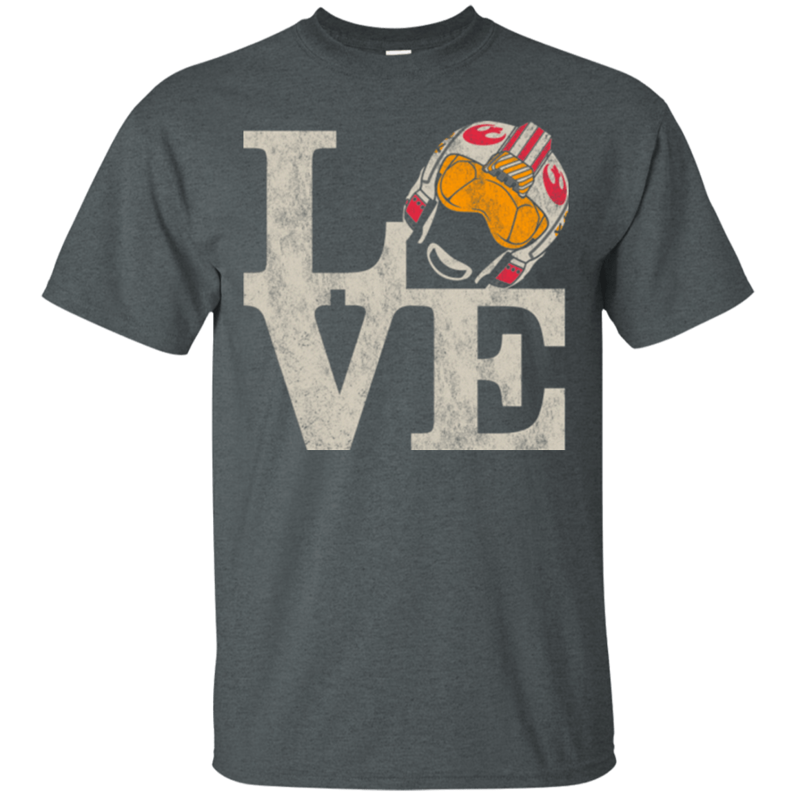 T-Shirts Dark Heather / Small LOVE Rebel Pilot T-Shirt