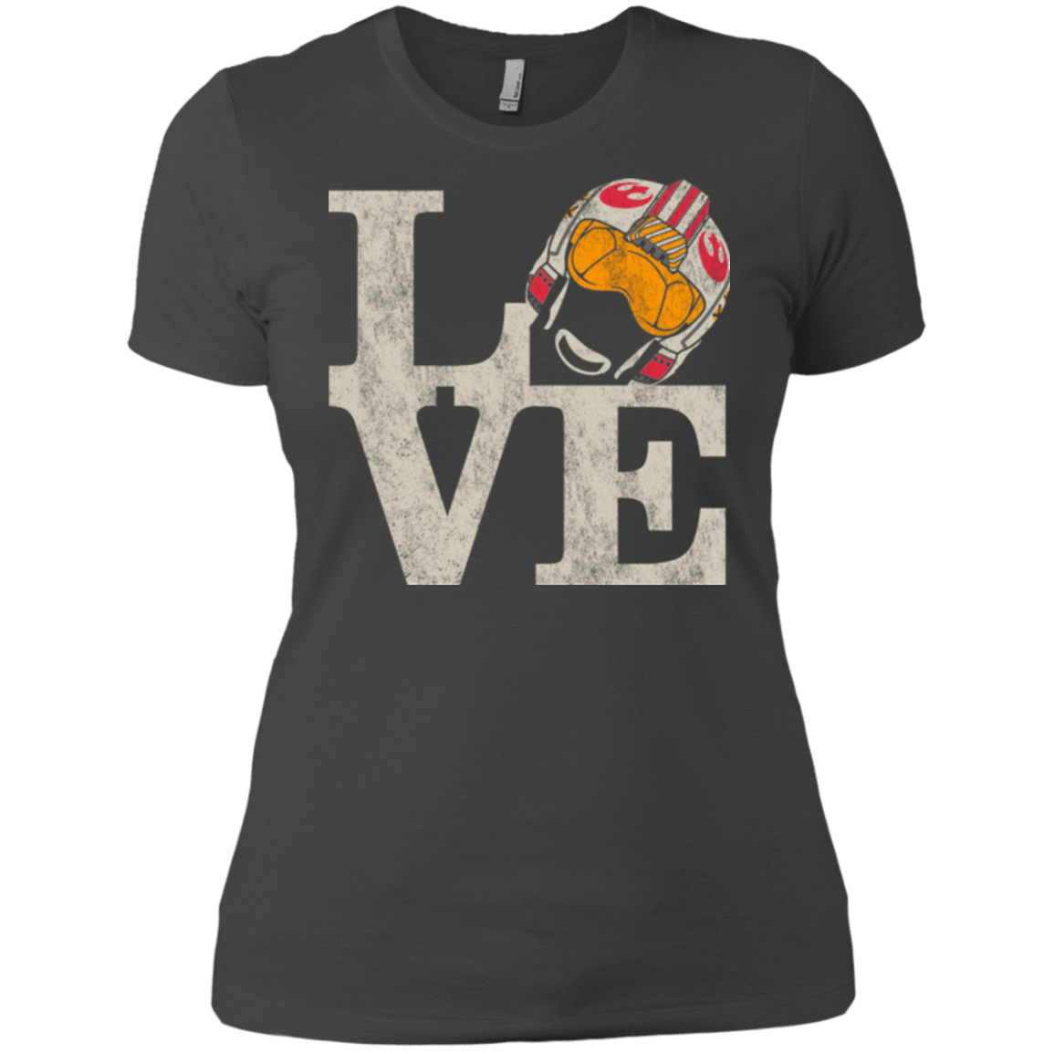 T-Shirts Heavy Metal / X-Small LOVE Rebel Pilot Women's Premium T-Shirt