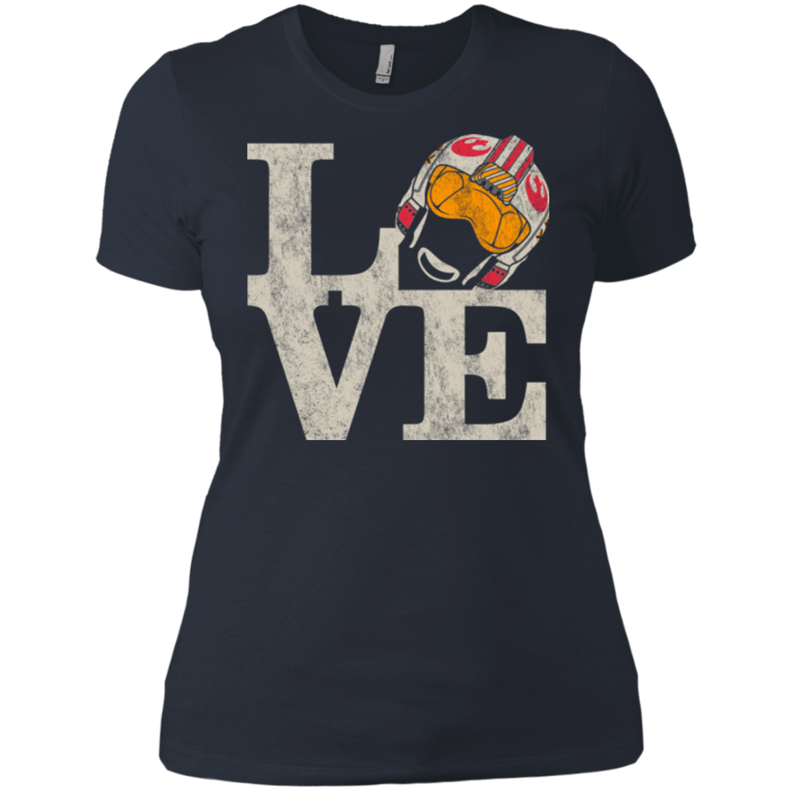 T-Shirts Indigo / X-Small LOVE Rebel Pilot Women's Premium T-Shirt