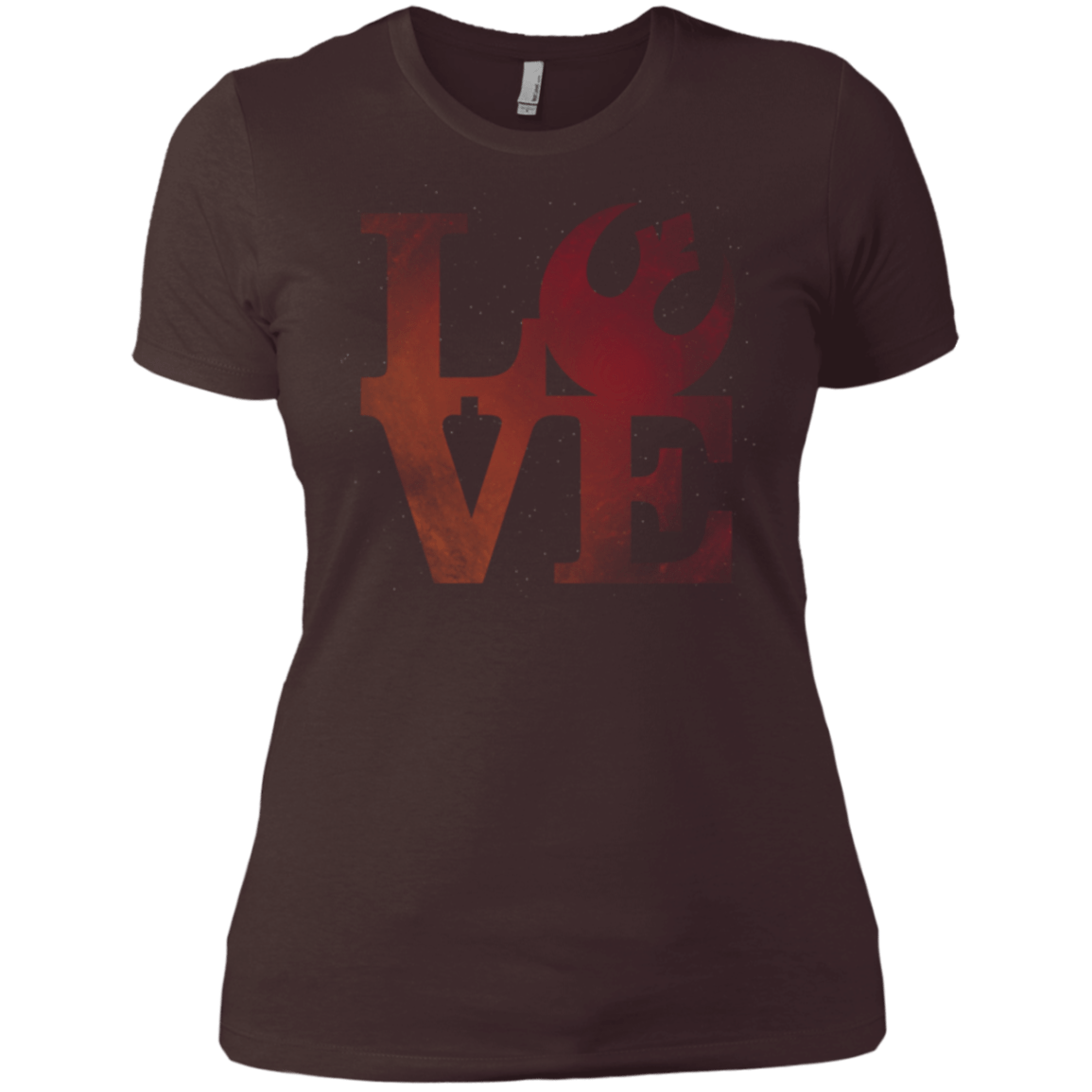 T-Shirts Dark Chocolate / X-Small LOVE Rebel Women's Premium T-Shirt