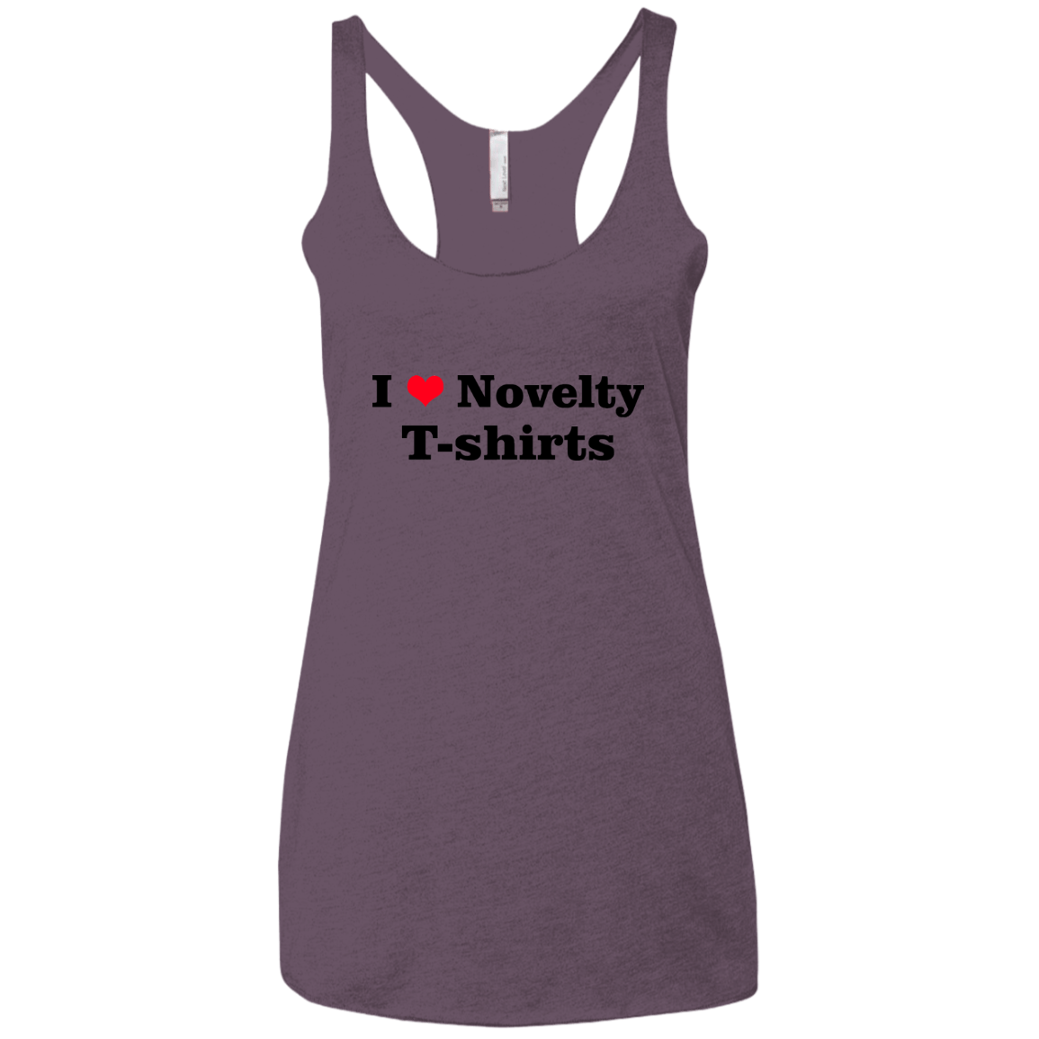 T-Shirts Vintage Purple / X-Small Love Shirts Women's Triblend Racerback Tank