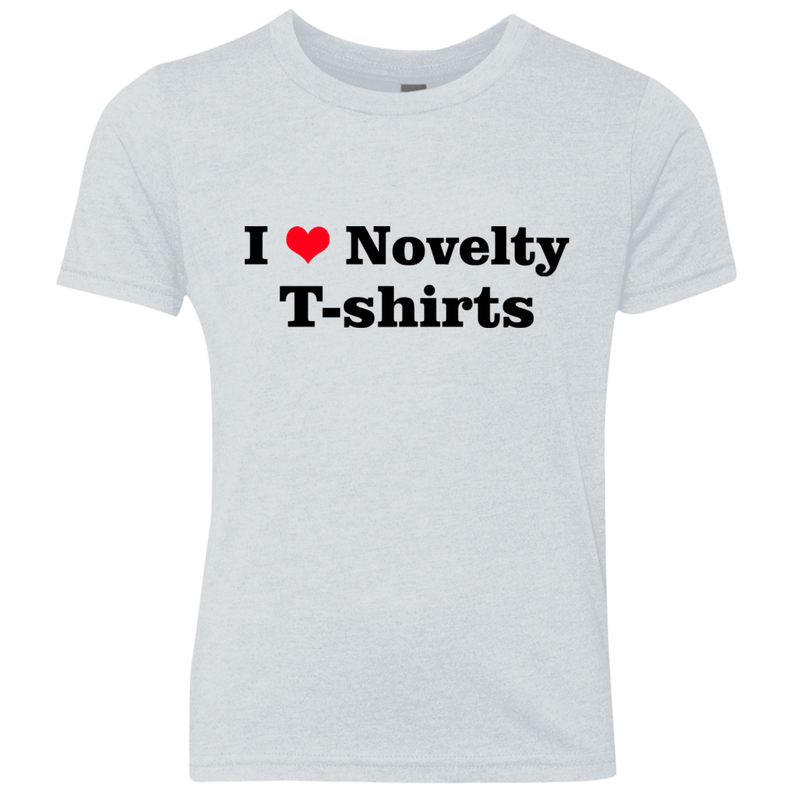 T-Shirts Heather White / YXS Love Shirts Youth Triblend T-Shirt