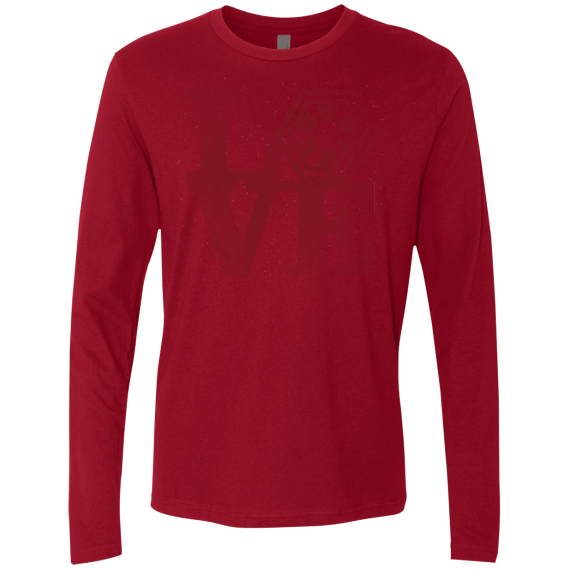 T-Shirts Cardinal / Small LOVE Sith Men's Premium Long Sleeve