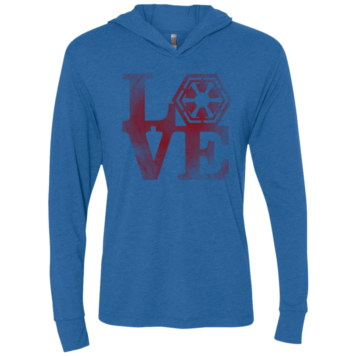 T-Shirts Vintage Royal / X-Small LOVE Sith Triblend Long Sleeve Hoodie Tee
