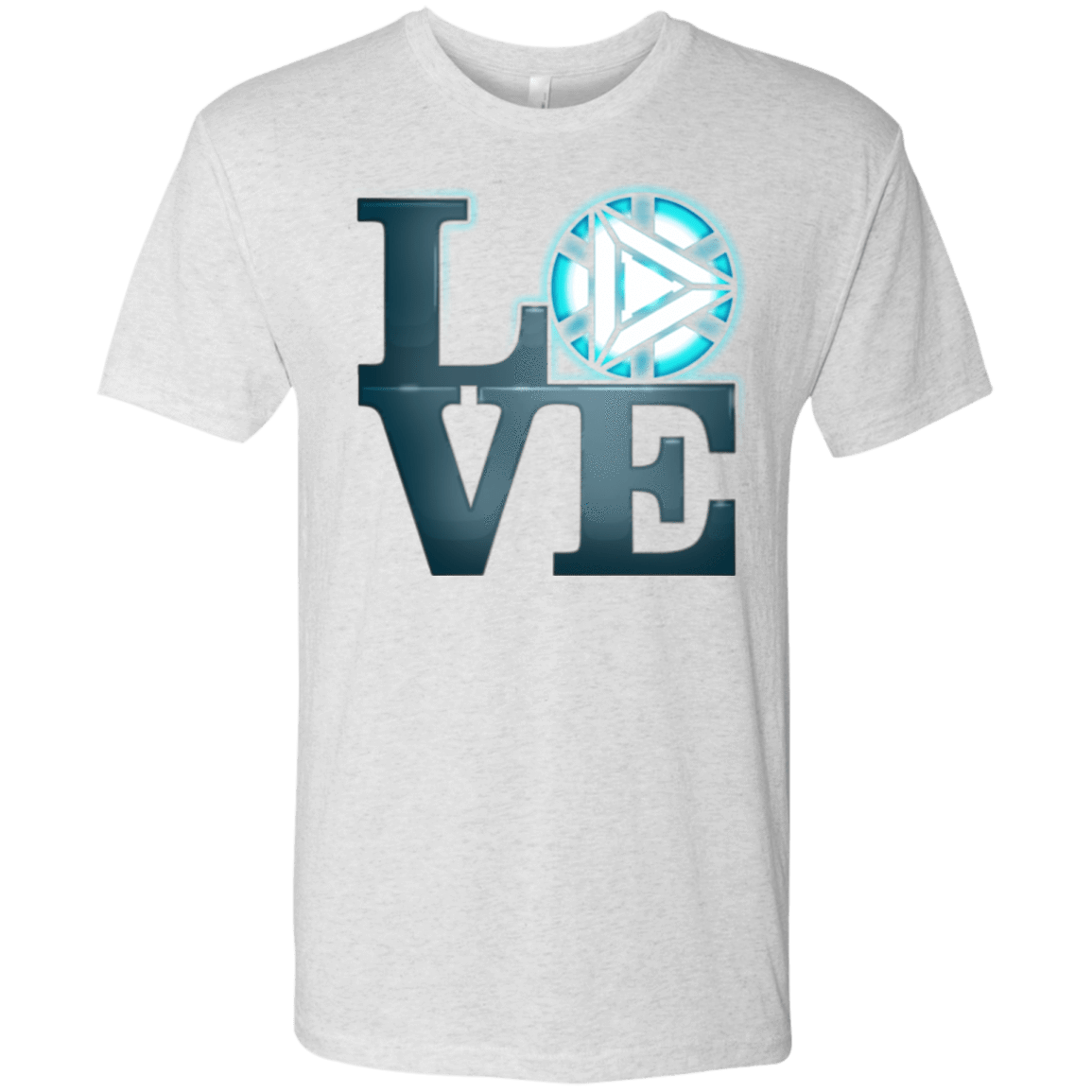 T-Shirts Heather White / Small Love Stark Men's Triblend T-Shirt