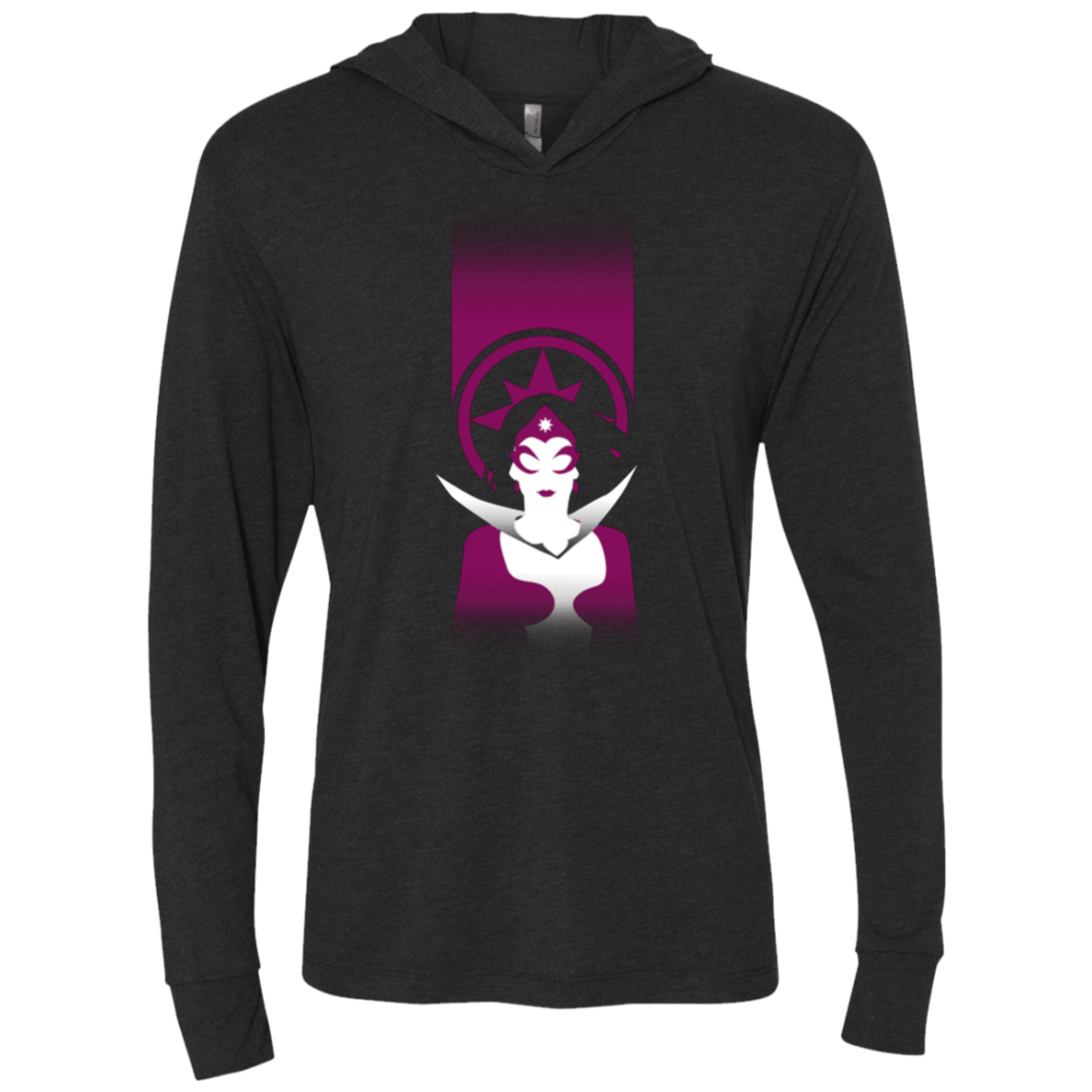 T-Shirts Vintage Black / X-Small Love Triblend Long Sleeve Hoodie Tee