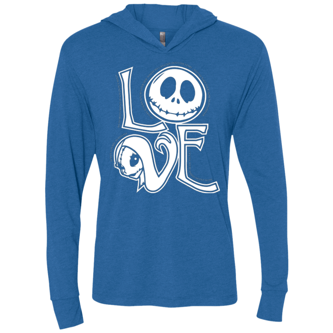 T-Shirts Vintage Royal / X-Small Love Triblend Long Sleeve Hoodie Tee