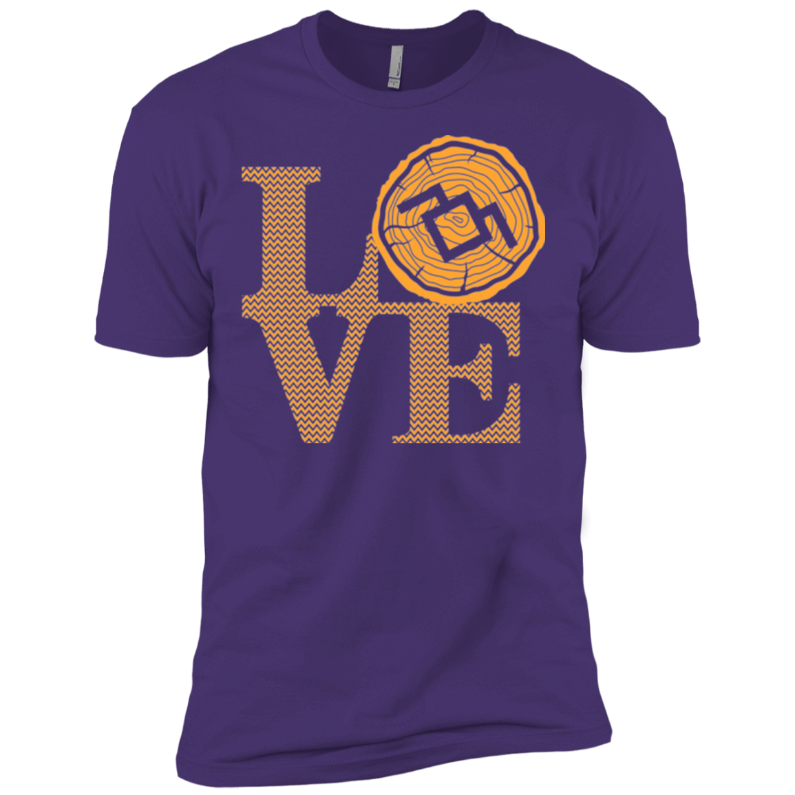 T-Shirts Purple / X-Small LOVE TWIN PEAKS Men's Premium T-Shirt