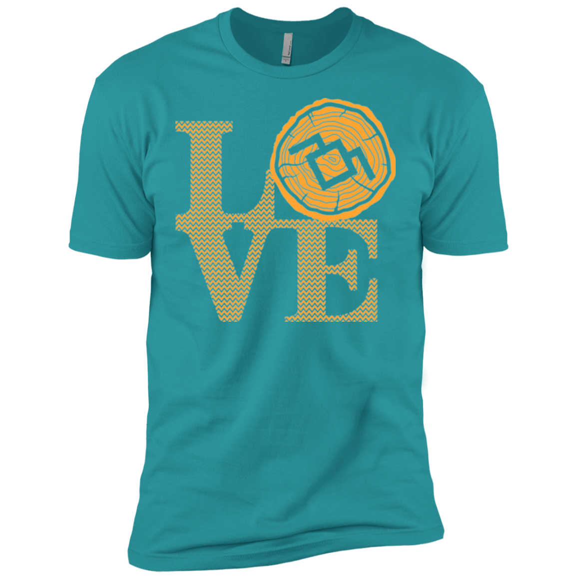 T-Shirts Tahiti Blue / X-Small LOVE TWIN PEAKS Men's Premium T-Shirt