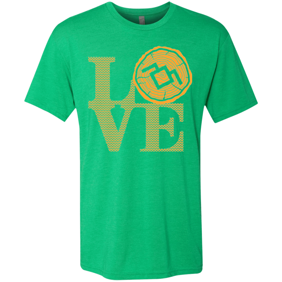 T-Shirts Envy / Small LOVE TWIN PEAKS Men's Triblend T-Shirt