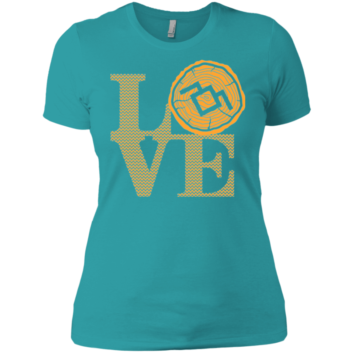 T-Shirts Tahiti Blue / X-Small LOVE TWIN PEAKS Women's Premium T-Shirt