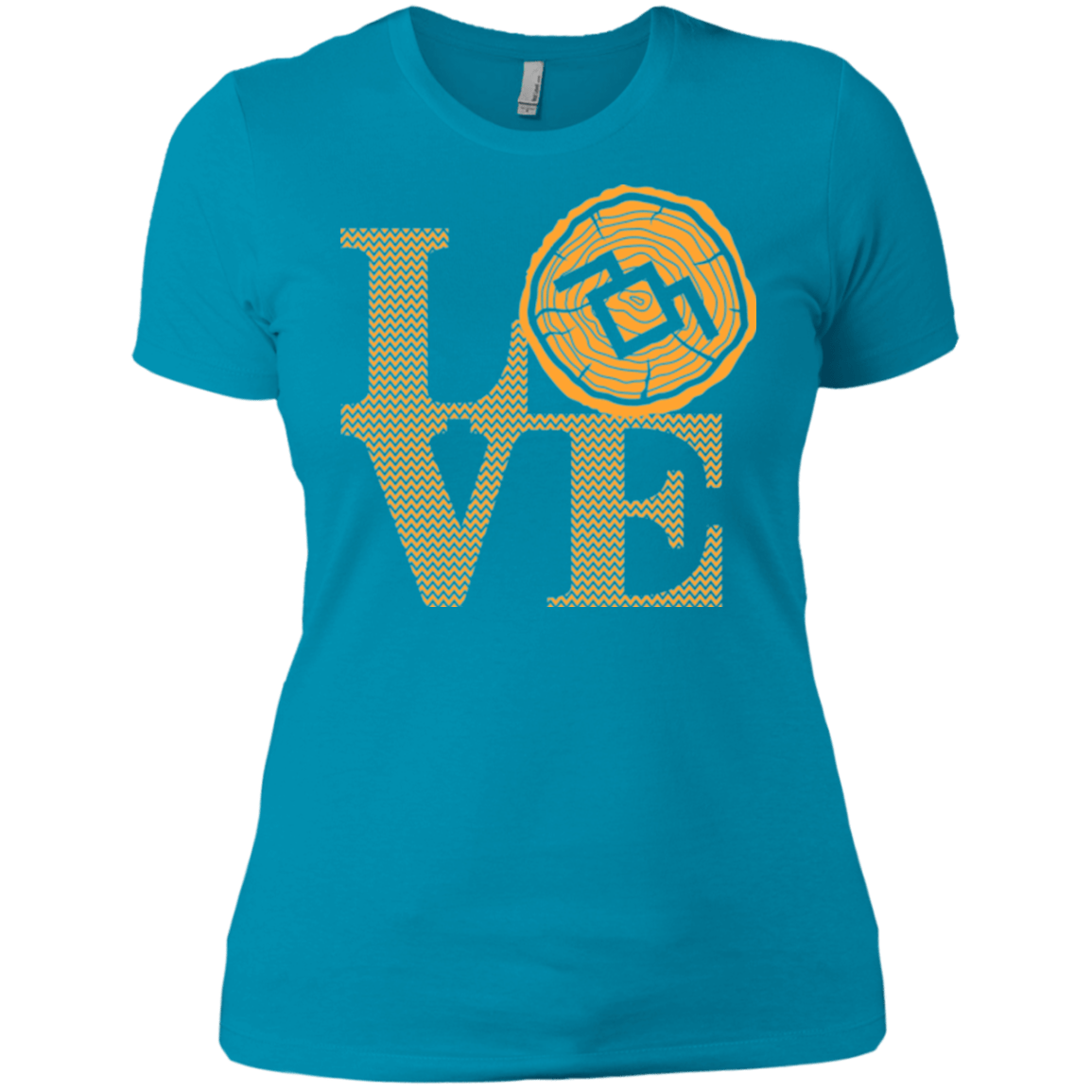 T-Shirts Turquoise / X-Small LOVE TWIN PEAKS Women's Premium T-Shirt
