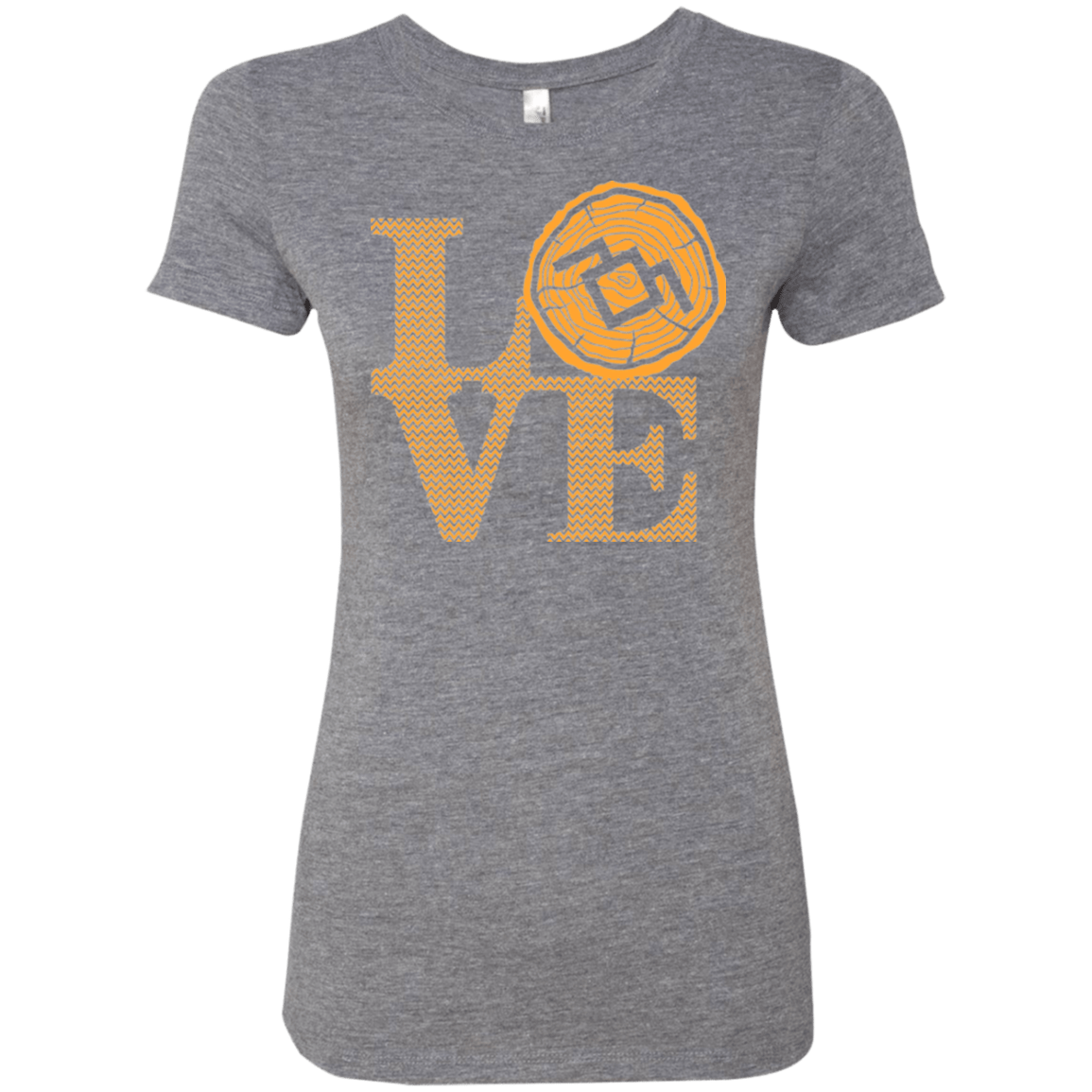 T-Shirts Premium Heather / Small LOVE TWIN PEAKS Women's Triblend T-Shirt