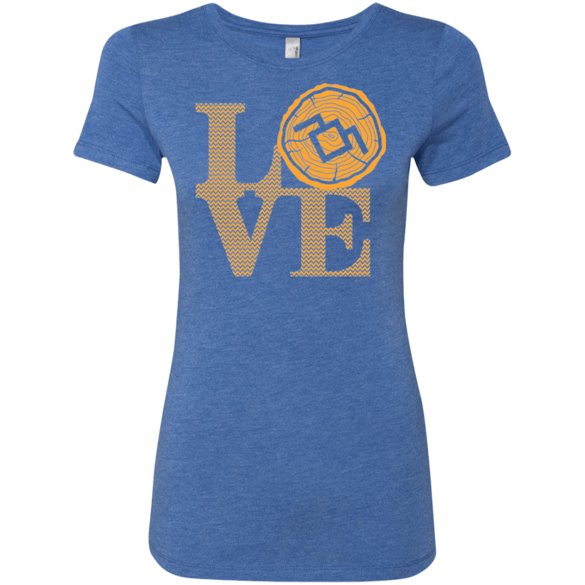 T-Shirts Vintage Royal / Small LOVE TWIN PEAKS Women's Triblend T-Shirt