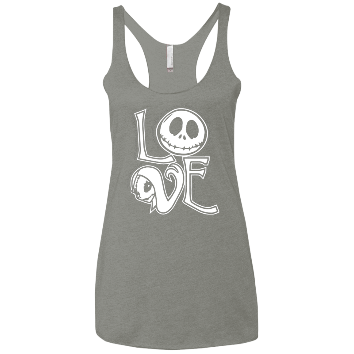 T-Shirts Venetian Grey / X-Small Love Women's Triblend Racerback Tank