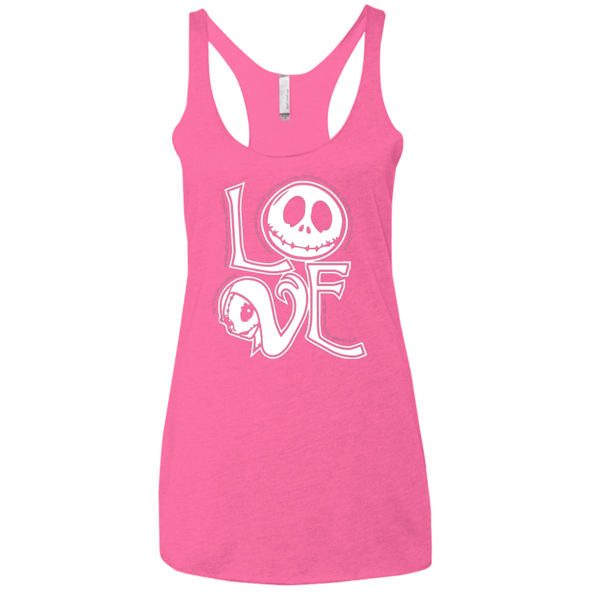 T-Shirts Vintage Pink / X-Small Love Women's Triblend Racerback Tank