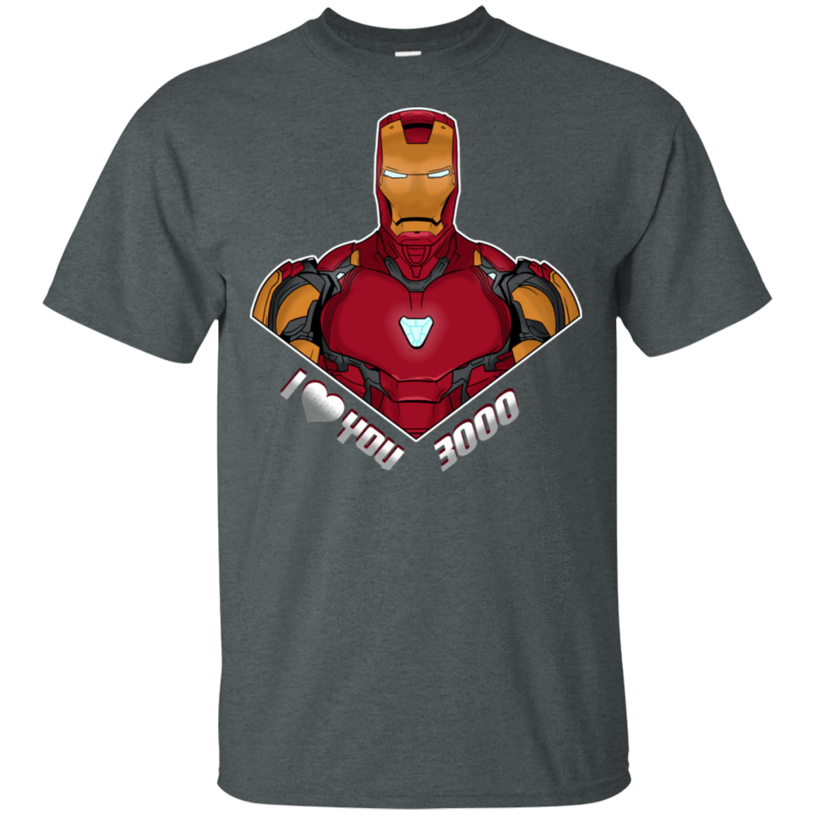 T-Shirts Dark Heather / S Love You 3000 T-Shirt